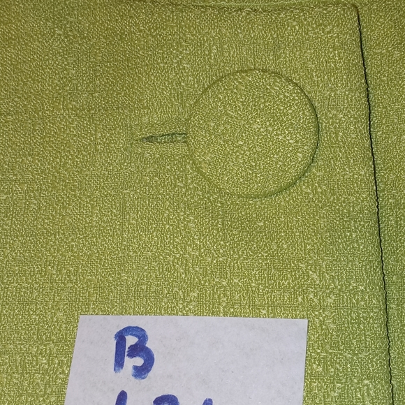 Leslie‎ Fay Jacket Size 14 Lime Green 100% Polyester 3 Buttons - Picture 2 of 13